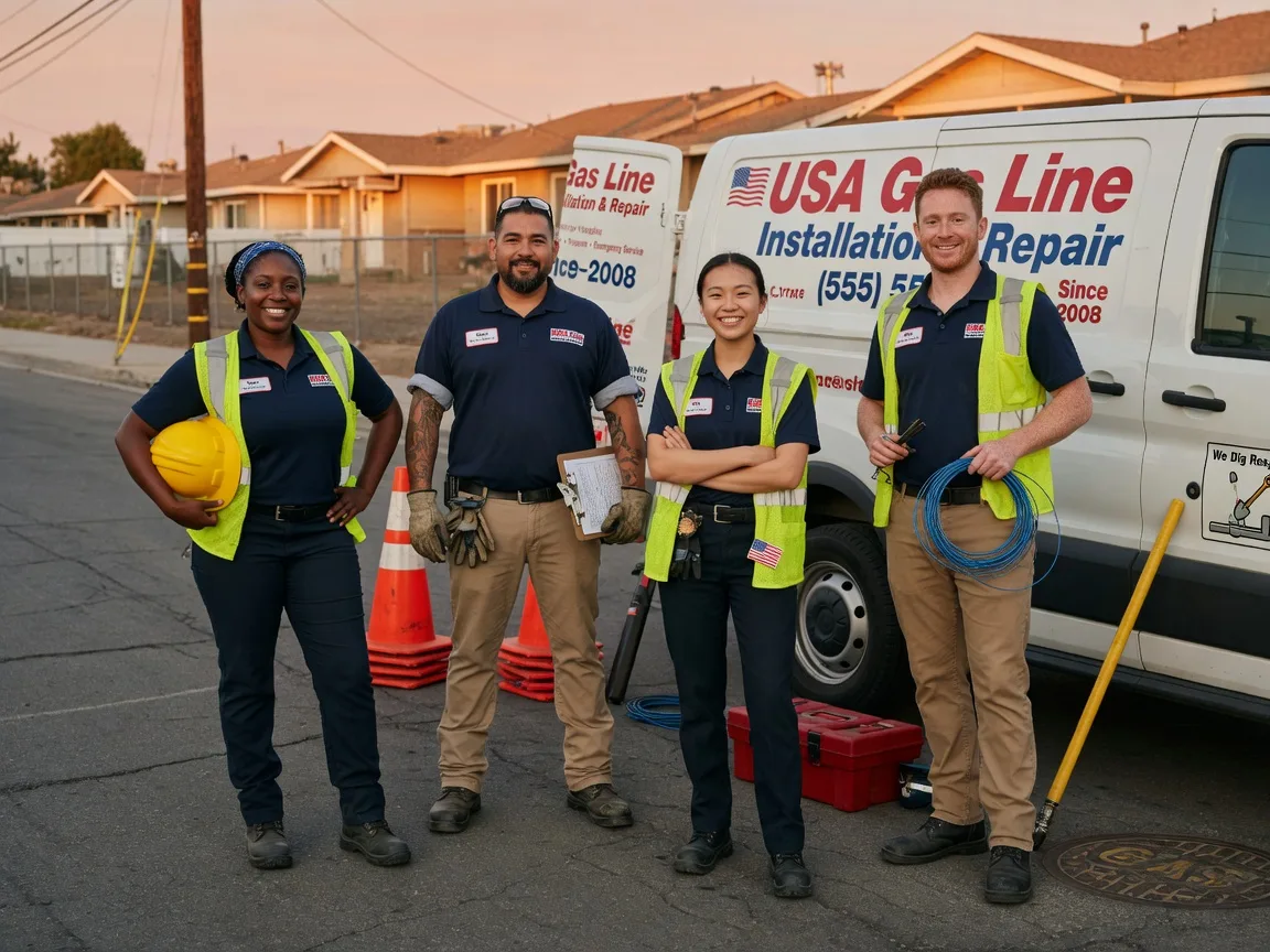 Gas Line Installation company in Dunn Center, ND